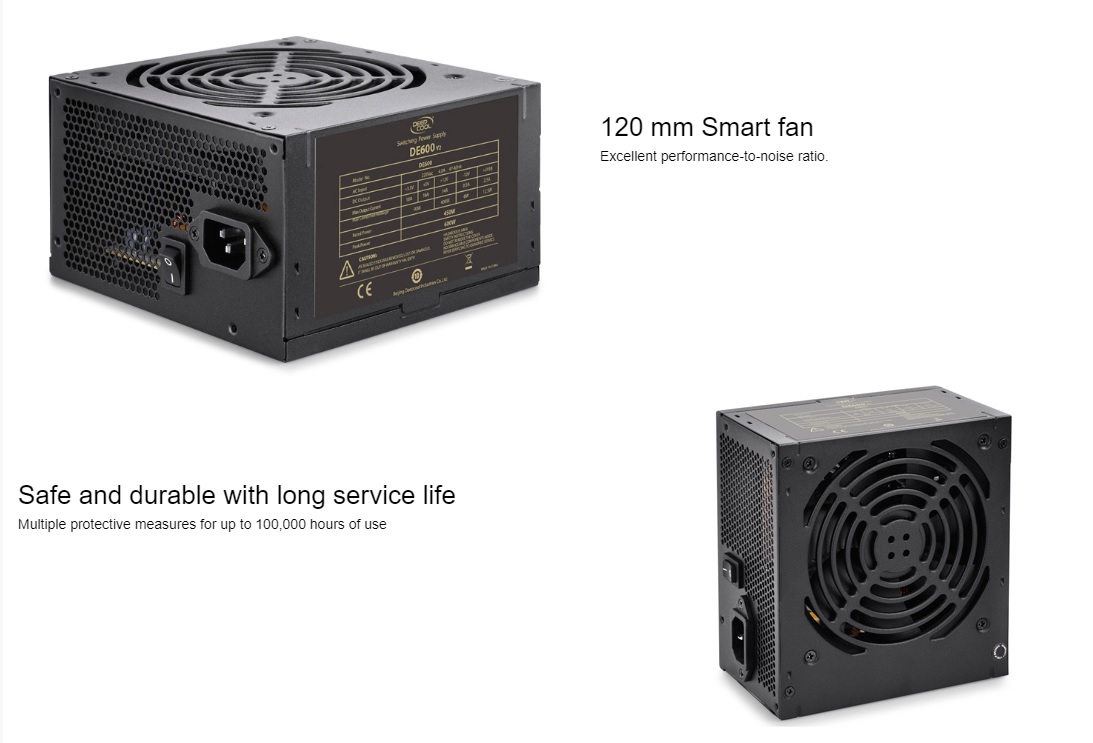 Блок питания deepcool de600 v2 обзор