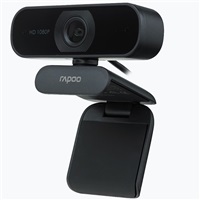 Product Image of Rapoo C260 Webcam FHD 1080P/HD720P, USB 2.0 Compatible Win7/8/10, Mac OS X 10.6 or above, Chrome OS and Android V5.0 or above - Ideal for TEAMS, Zoom