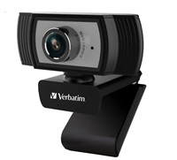 Product Image of Verbatim 1080p Full HD Webcam - Black/Silver (66614)